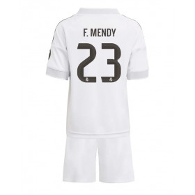 Real Madrid Ferland Mendy #23 Hemmakläder Barn 2025-26 Kortärmad (+ Korta byxor)